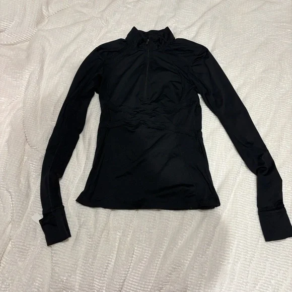 lululemon athletica Black Long Sleeve scuba - Picture 1 of 5